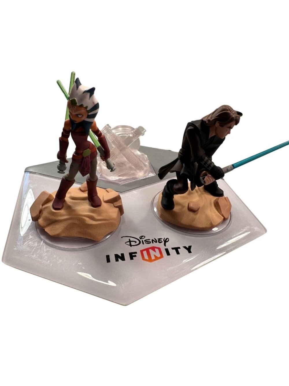 Disney Infinity Star Wars 3.0 Anakin Ahsoka Tano Lightsaber Twilight Base Set
